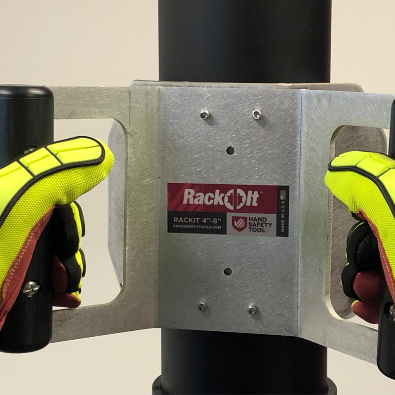 Pipe Rack Rope Hand Protection RackIt® Pipe Control Hand Safety Tool - The Hand Safety Tool Company